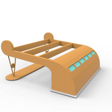 ev alanı işleme sonuçları blender uygulamasından 3D tasarım