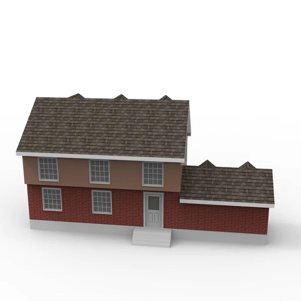 Ev alanı işleme sonuçları blender uygulamasından 3D tasarım — Stok fotoğraf