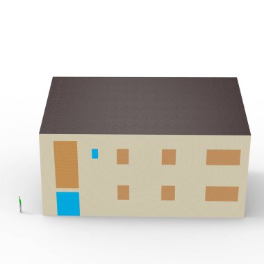 ev alanı işleme sonuçları blender uygulamasından 3D tasarım