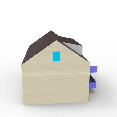 ev alanı işleme sonuçları blender uygulamasından 3D tasarım