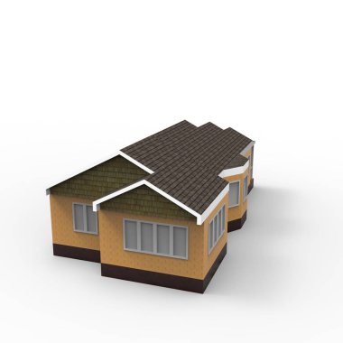 ev alanı işleme sonuçları blender uygulamasından 3D tasarım