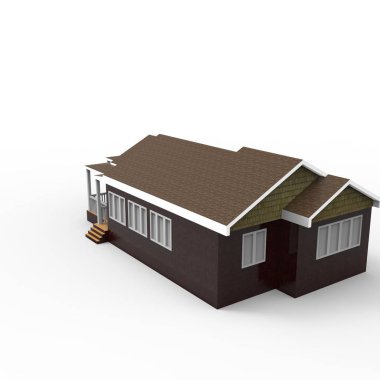 ev alanı işleme sonuçları blender uygulamasından 3D tasarım