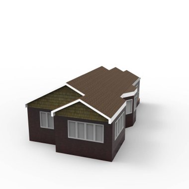 ev alanı işleme sonuçları blender uygulamasından 3D tasarım