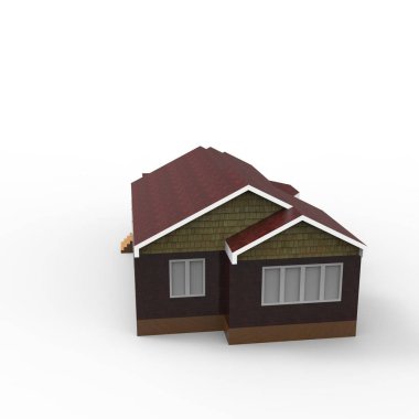 ev alanı işleme sonuçları blender uygulamasından 3D tasarım