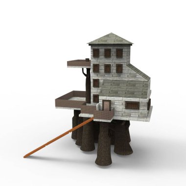 ev alanı işleme sonuçları blender uygulamasından 3D tasarım