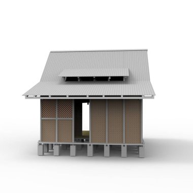 ev alanı işleme sonuçları blender uygulamasından 3D tasarım