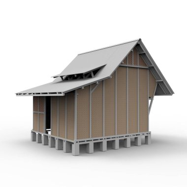 ev alanı işleme sonuçları blender uygulamasından 3D tasarım