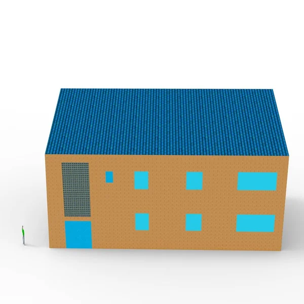 ev alanı işleme sonuçları blender uygulamasından 3D tasarım