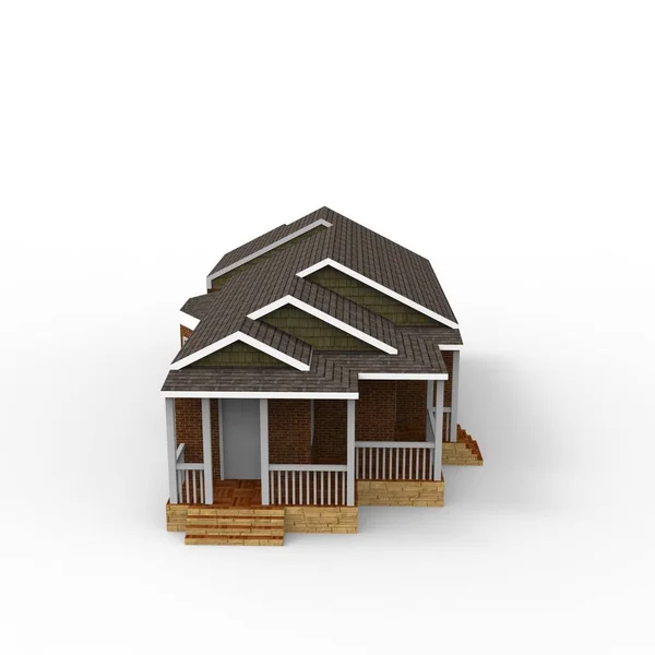 3D design av hem utrymme rendering resultat från programmet blender — Stockfoto