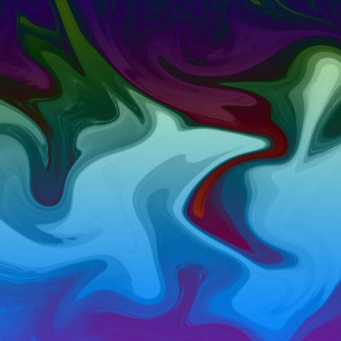 Yağlı boya çizgileri olan sıvı soyut arkaplan