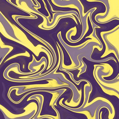 Yağlı boya çizgileri olan sıvı soyut arkaplan