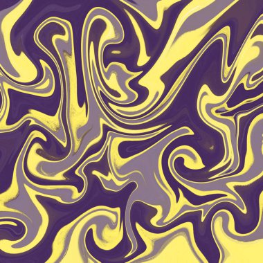 Yağlı boya çizgileri olan sıvı soyut arkaplan