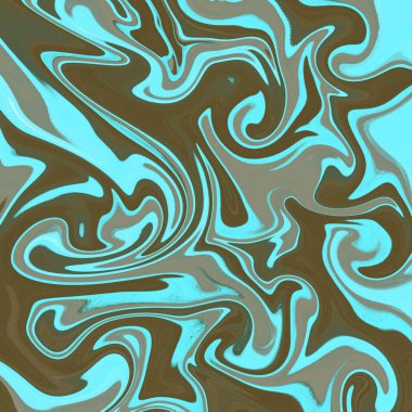 Yağlı boya çizgileri olan sıvı soyut arkaplan