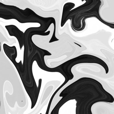 Yağlı boya çizgileri olan sıvı soyut arkaplan