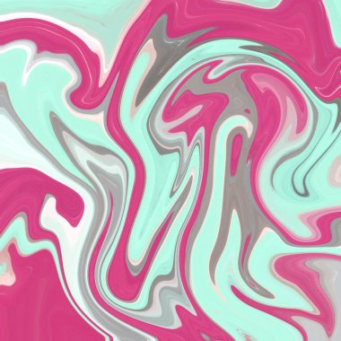 Yağlı boya çizgileri olan sıvı soyut arkaplan