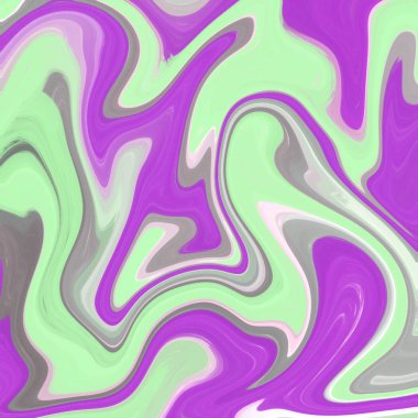 Yağlı boya çizgileri olan sıvı soyut arkaplan