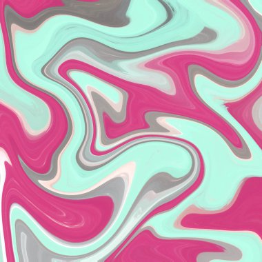 Yağlı boya çizgileri olan sıvı soyut arkaplan