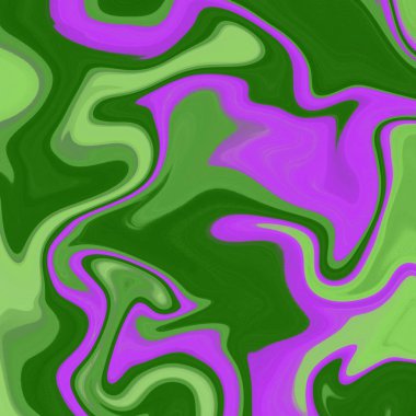 Yağlı boya çizgileri olan sıvı soyut arkaplan