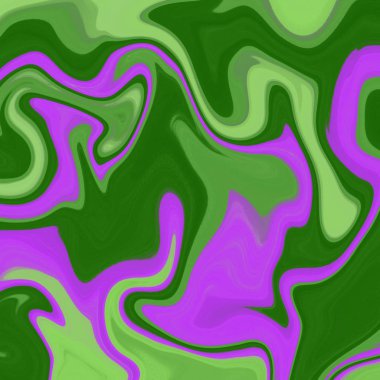 Yağlı boya çizgileri olan sıvı soyut arkaplan