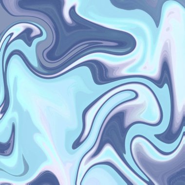 Yağlı boya çizgileri olan sıvı soyut arkaplan