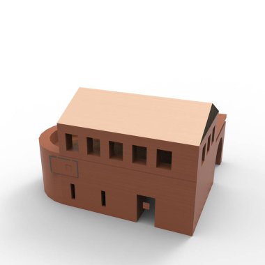 ev alanı işleme sonuçları blender uygulamasından 3D tasarım