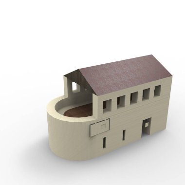 ev alanı işleme sonuçları blender uygulamasından 3D tasarım