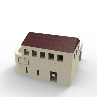 ev alanı işleme sonuçları blender uygulamasından 3D tasarım