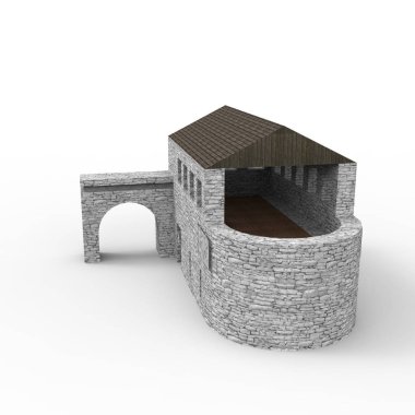 ev alanı işleme sonuçları blender uygulamasından 3D tasarım