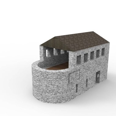 ev alanı işleme sonuçları blender uygulamasından 3D tasarım