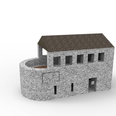 ev alanı işleme sonuçları blender uygulamasından 3D tasarım