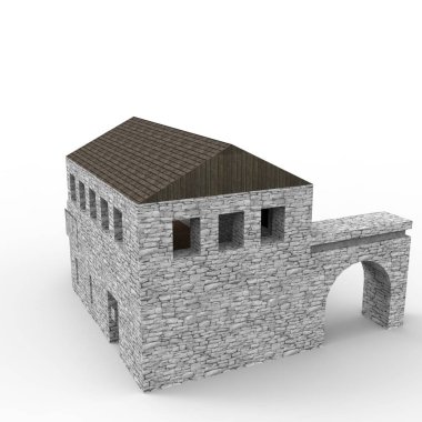 ev alanı işleme sonuçları blender uygulamasından 3D tasarım