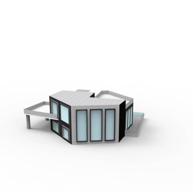 ev alanı işleme sonuçları blender uygulamasından 3D tasarım