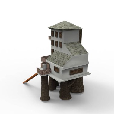 ev alanı işleme sonuçları blender uygulamasından 3D tasarım