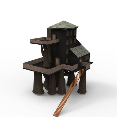 ev alanı işleme sonuçları blender uygulamasından 3D tasarım