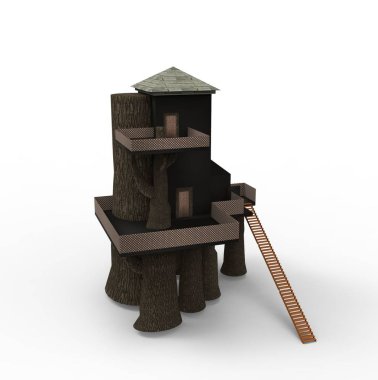 ev alanı işleme sonuçları blender uygulamasından 3D tasarım