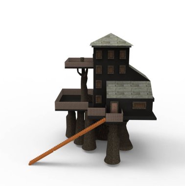 ev alanı işleme sonuçları blender uygulamasından 3D tasarım