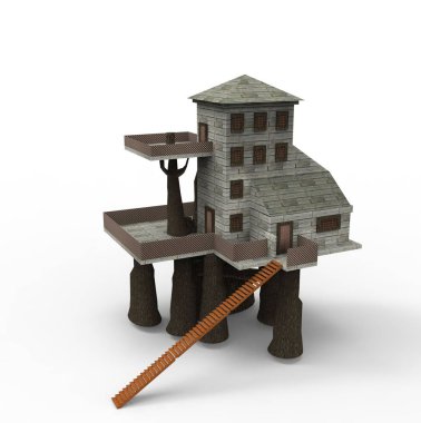 ev alanı işleme sonuçları blender uygulamasından 3D tasarım