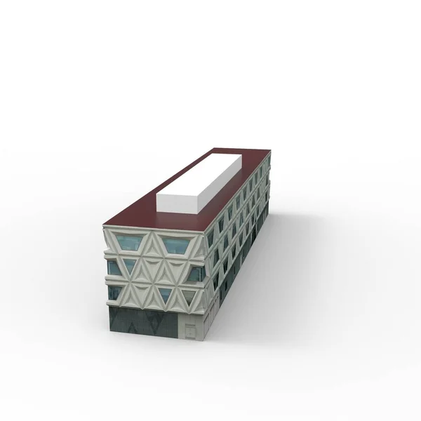 Ev alanı işleme sonuçları blender uygulamasından 3D tasarım — Stok fotoğraf