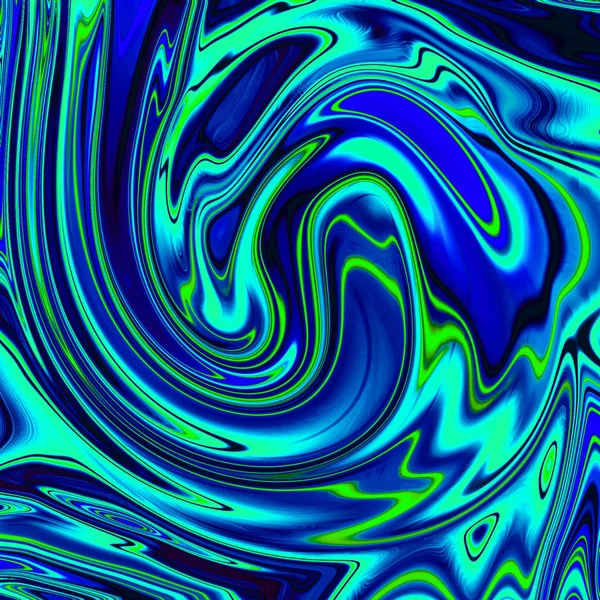 Liquid abstract background with oil painting streaks — Stock Photo, Image