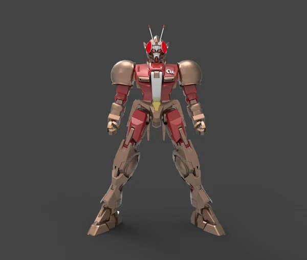 3d rendering of mecha created by using a blender tool — Stock Photo, Image