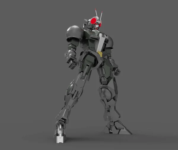 3d rendering of mecha created by using a blender tool — Stock Photo, Image