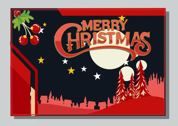 Merry Christmas — Stock Vector