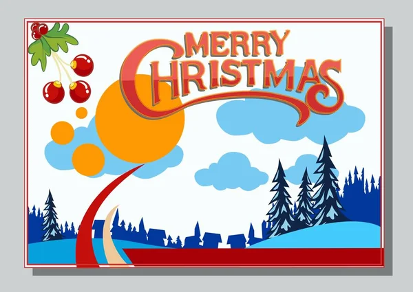 Merry Christmas — Stock Vector