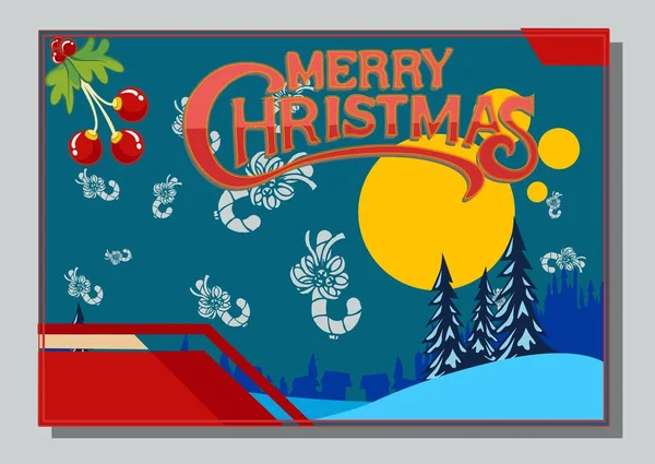 Merry Christmas — Stock Vector