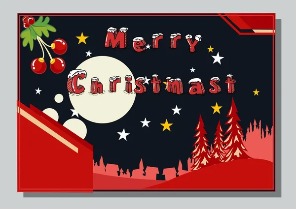 Merry Christmas — Stock Vector