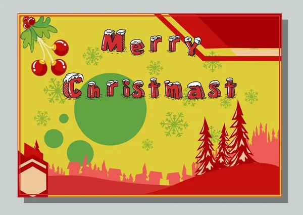 Merry Christmas — Stock Vector