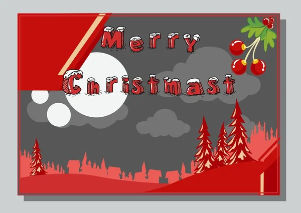 Merry Christmas — Stock Vector