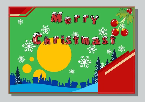 Merry Christmas — Stock Vector