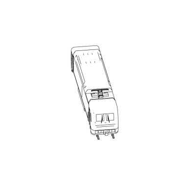 Tren hattı sanatı. Boyama sayfası - Tren - Çocuklar için illüstrasyon