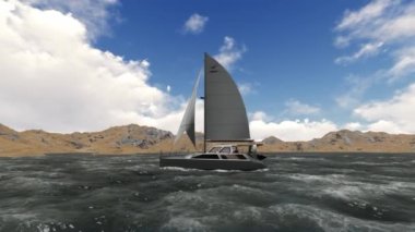 Yelkenli gün içinde yola çıkıyor.